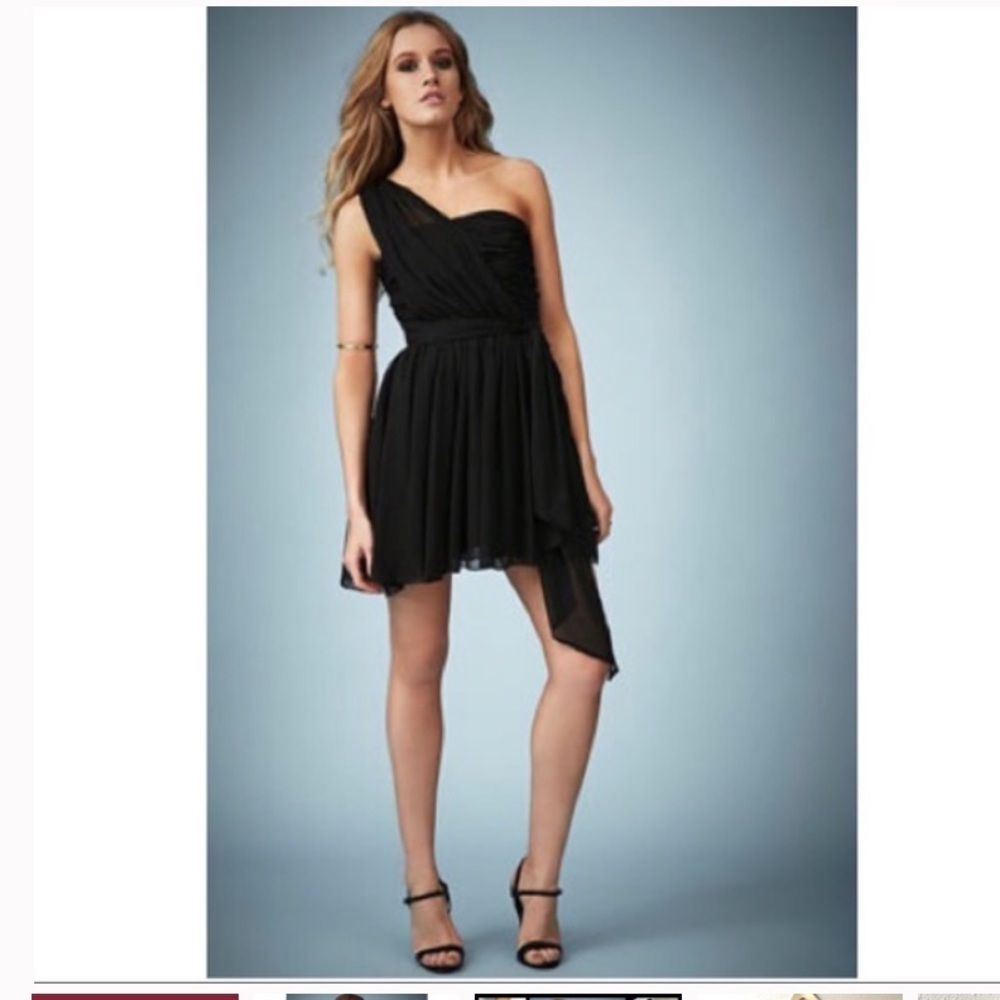 Kate Moss X TOPSHOP Black Chiffon Dress- Size US 0